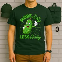 Funny Retro More Dilly Less Dally Pickle T-Shirt