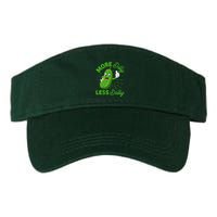 Funny Retro More Dilly Less Dally Pickle Visor