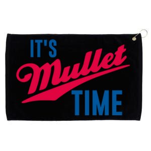 Funny Redneck Mullet It’s Mullet Time Grommeted Golf Towel