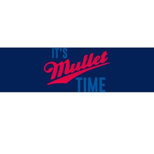 Funny Redneck Mullet It’s Mullet Time Bumper Sticker