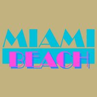 Funny Retro Miami Beach Logo Cooling Performance Crew T-Shirt