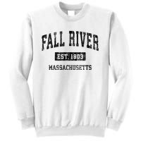 Fall River Massachusetts Ma Vintage Sports Established Design Sweatshirt