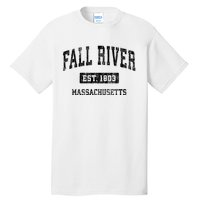 Fall River Massachusetts Ma Vintage Sports Established Design Tall T-Shirt