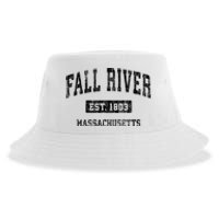 Fall River Massachusetts Ma Vintage Sports Established Design Sustainable Bucket Hat