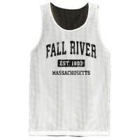 Fall River Massachusetts Ma Vintage Sports Established Design Mesh Reversible Basketball Jersey Tank