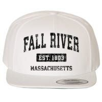 Fall River Massachusetts Ma Vintage Sports Established Design Wool Snapback Cap