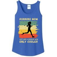 Funny Running Mom Marathon Runner Coach Marathoner Gift Ladies Essential Tank