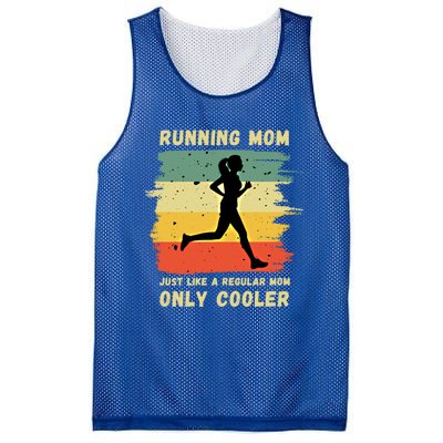 Funny Running Mom Marathon Runner Coach Marathoner Gift Mesh Reversible Basketball Jersey Tank