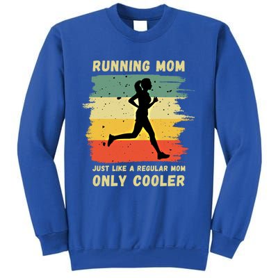 Funny Running Mom Marathon Runner Coach Marathoner Gift Tall Sweatshirt