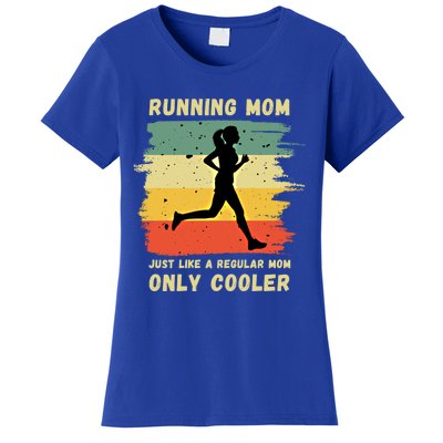 Funny Running Mom Marathon Runner Coach Marathoner Gift Women's T-Shirt