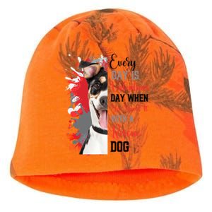 Funny Rescue Mom Happy Valentines Day Fun Dog Cross Breed Gift Kati - Camo Knit Beanie