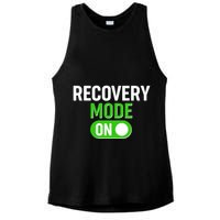 Funny Recovery Mode On Ladies PosiCharge Tri-Blend Wicking Tank