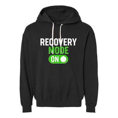 Funny Recovery Mode On Garment-Dyed Fleece Hoodie