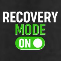 Funny Recovery Mode On Garment-Dyed Fleece Hoodie