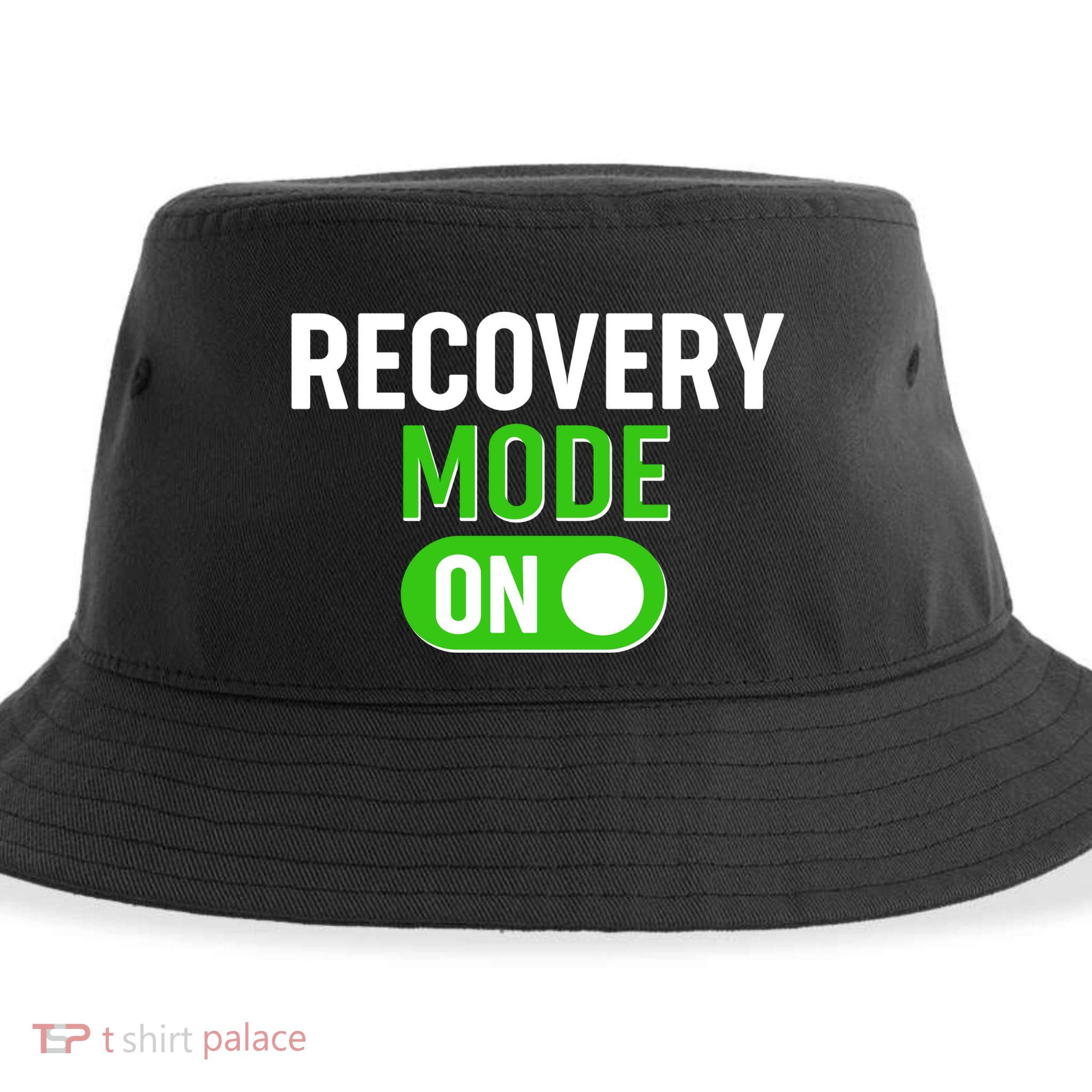 Funny Recovery Mode On Sustainable Bucket Hat