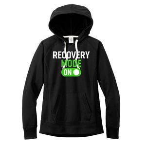 Funny Recovery Mode On Women's Fleece Hoodie