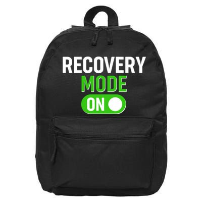 Funny Recovery Mode On 16 in Basic Backpack