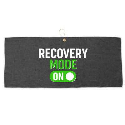 Funny Recovery Mode On Large Microfiber Waffle Golf Towel