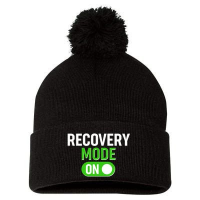 Funny Recovery Mode On Pom Pom 12in Knit Beanie