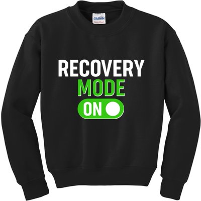 Funny Recovery Mode On Kids Sweatshirt