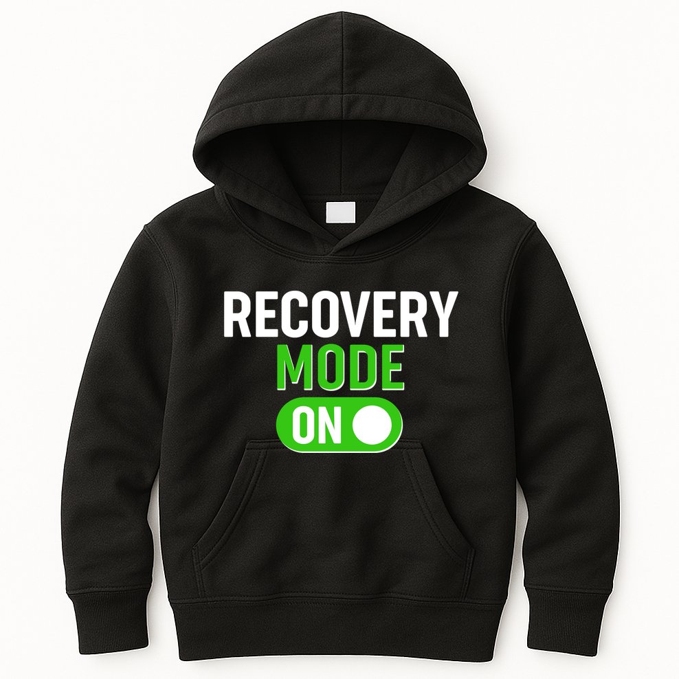 Funny Recovery Mode On Kids Hoodie