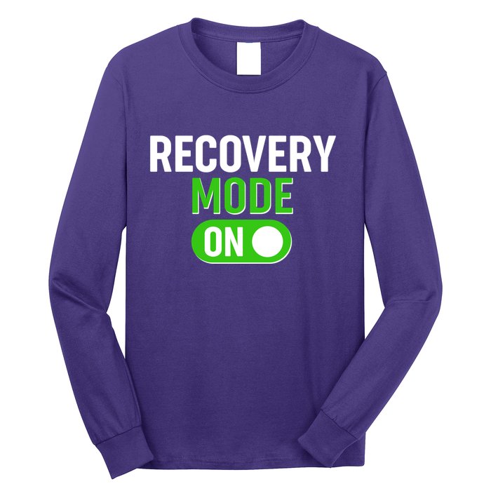 Funny Recovery Mode On Long Sleeve Shirt