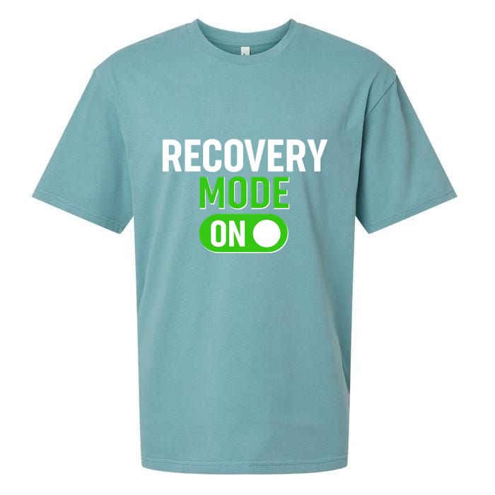 Funny Recovery Mode On Sueded Cloud Jersey T-Shirt