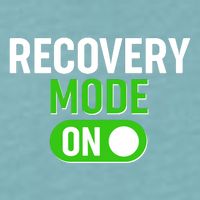 Funny Recovery Mode On Sueded Cloud Jersey T-Shirt