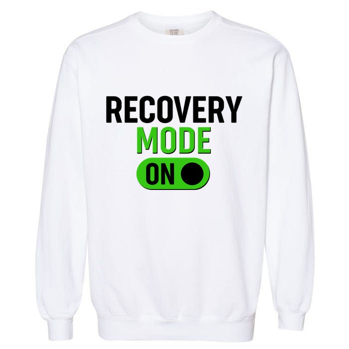 Funny Recovery Mode On Garment-Dyed Sweatshirt