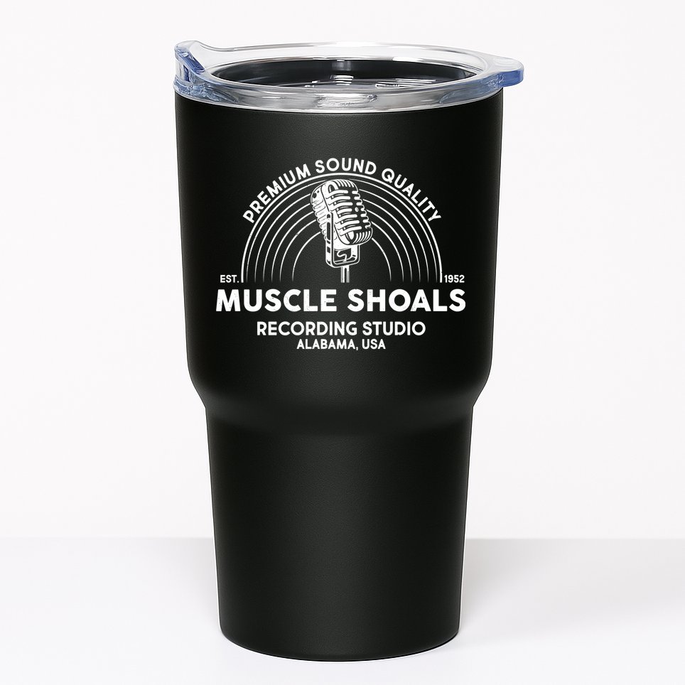Funny Retro Muscle Shoals Recording Studio Alabama USA Logo Tumbler