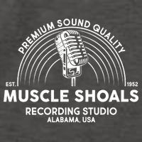 Funny Retro Muscle Shoals Recording Studio Alabama USA Logo Vector Backpack