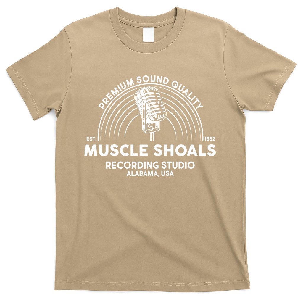 Funny Retro Muscle Shoals Recording Studio Alabama USA Logo T-Shirt