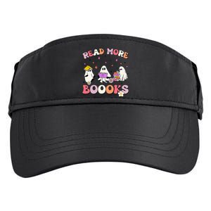 Funny Read More Books Halloween Ghost Teacher Book Lovers Adult Drive Performance Visor