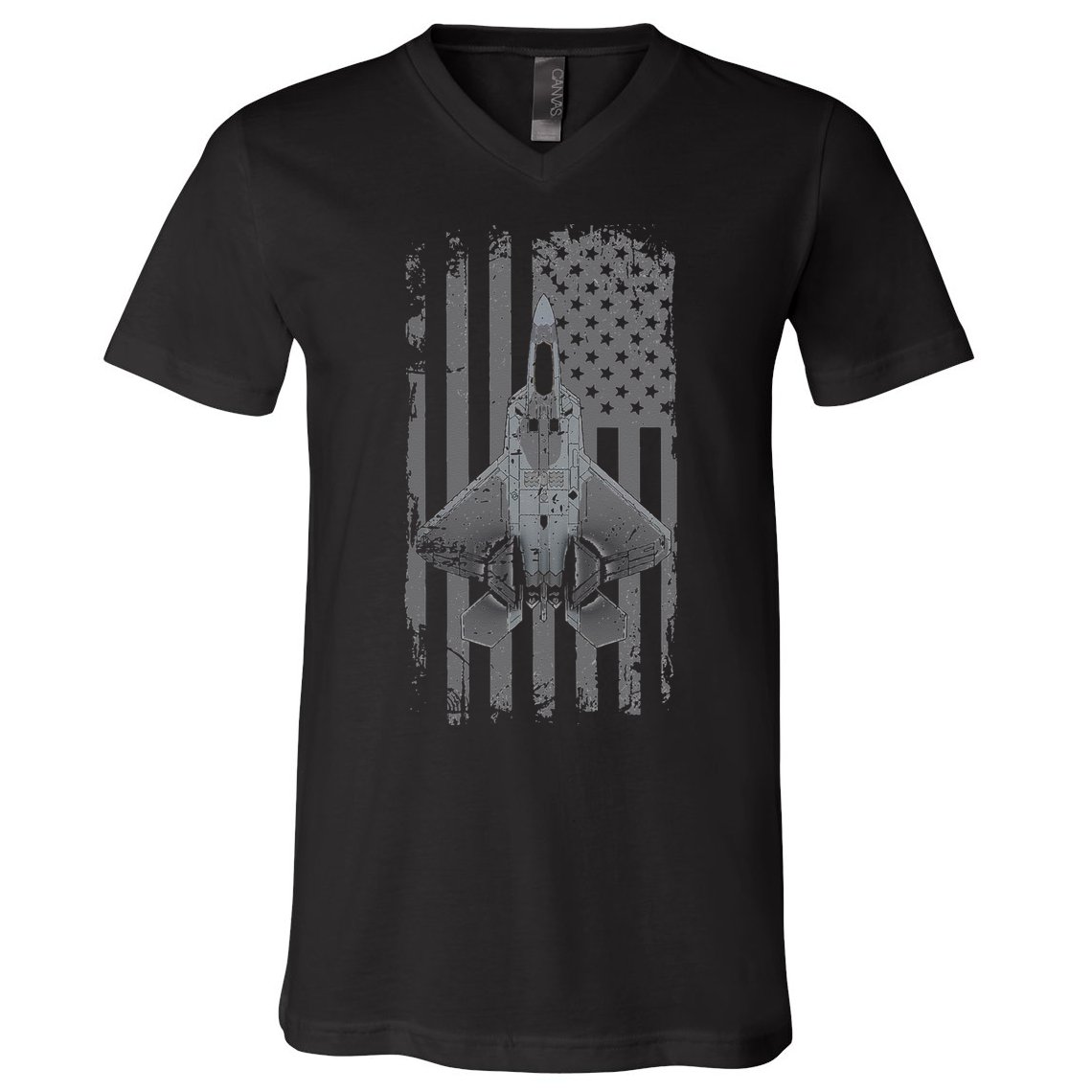 F22 Raptor Military Pilot V-Neck T-Shirt