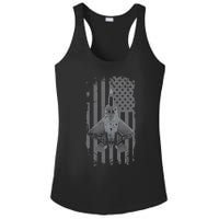 F22 Raptor Military Pilot Ladies PosiCharge Competitor Racerback Tank