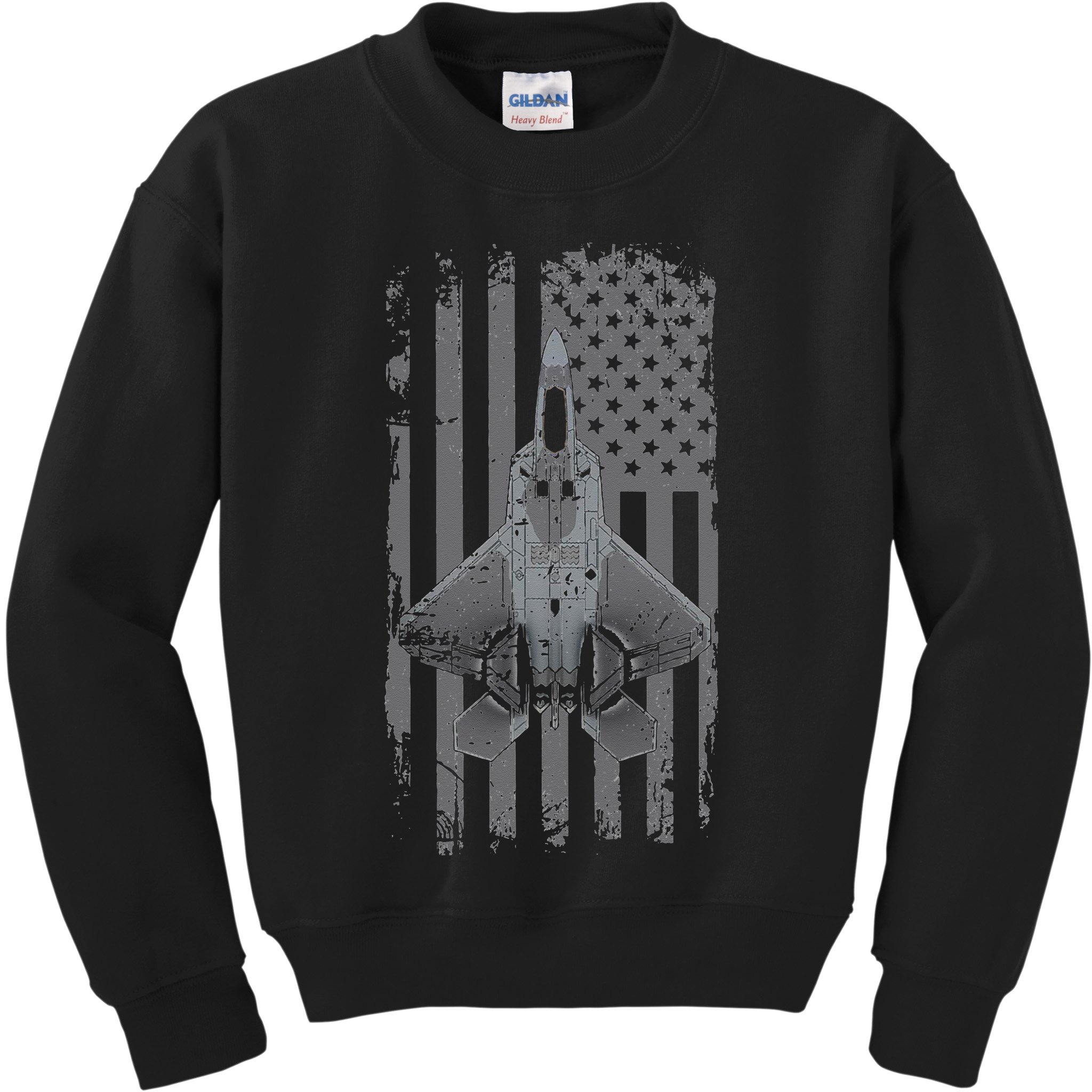 F22 Raptor Military Pilot Kids Sweatshirt