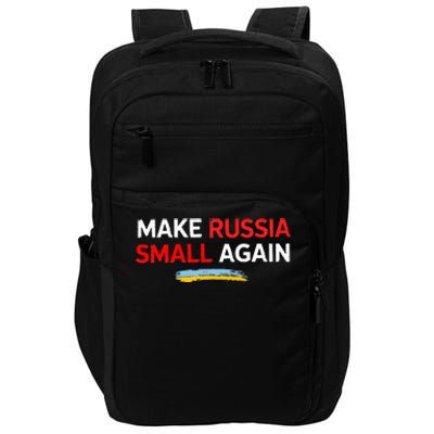 Funny Retro Make Russia Small Again Impact Tech Backpack