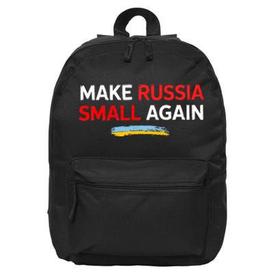 Funny Retro Make Russia Small Again 16 in Basic Backpack