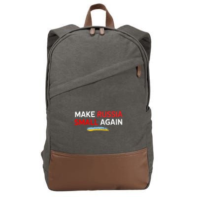 Funny Retro Make Russia Small Again Cotton Canvas Backpack