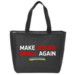 Funny Retro Make Russia Small Again Zip Tote Bag