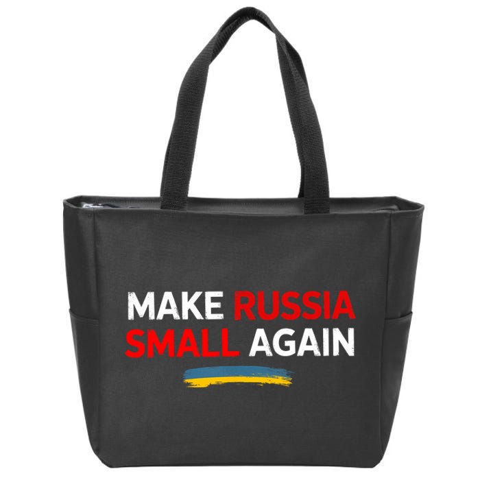 Funny Retro Make Russia Small Again Zip Tote Bag