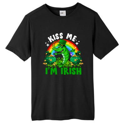 Funny Rainbow Me I’m Irish Shrimp Fish St Patrick’s Day Gift Tall Fusion ChromaSoft Performance T-Shirt