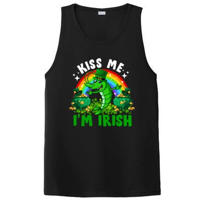 Funny Rainbow Me I’m Irish Shrimp Fish St Patrick’s Day Gift PosiCharge Competitor Tank