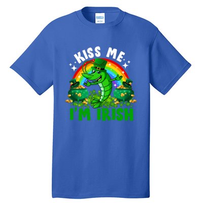 Funny Rainbow Me I’m Irish Shrimp Fish St Patrick’s Day Gift Tall T-Shirt