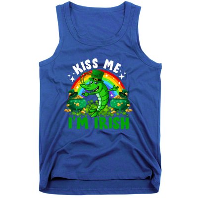 Funny Rainbow Me I’m Irish Shrimp Fish St Patrick’s Day Gift Tank Top