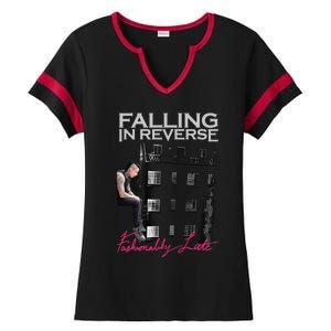 Fallingin Reverse Merchandise Fashionably Late Ladies Halftime Notch Neck Tee