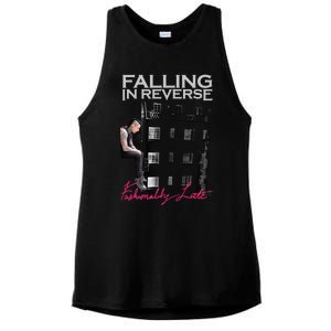 Fallingin Reverse Merchandise Fashionably Late Ladies PosiCharge Tri-Blend Wicking Tank