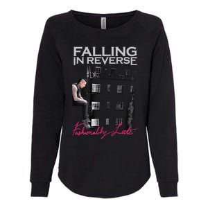 Fallingin Reverse Merchandise Fashionably Late Womens California Wash Sweatshirt