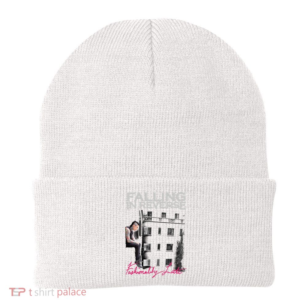 Fallingin Reverse Merchandise Fashionably Late Knit Cap Winter Beanie