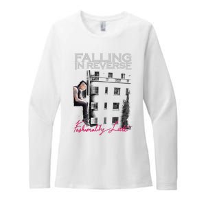 Fallingin Reverse Merchandise Fashionably Late Womens CVC Long Sleeve Shirt